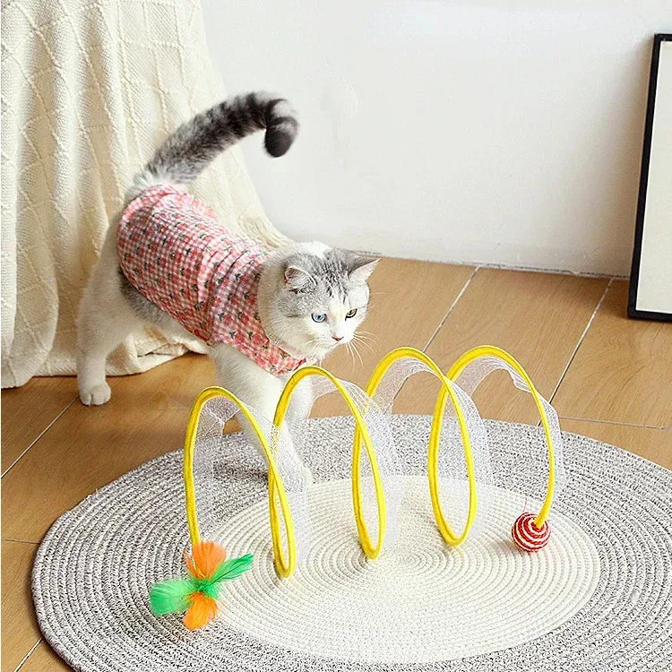 Tunnel pour chat - Interactif en spiral