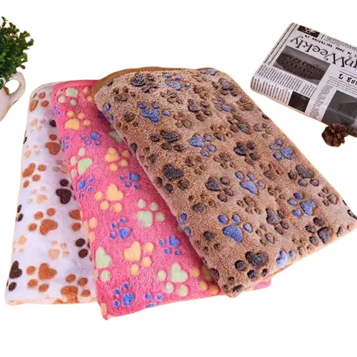 Couverture Douce Velours Chien et Chat Multifonction