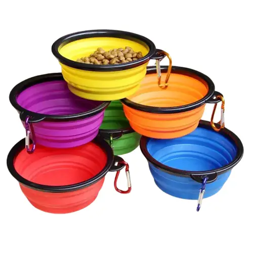 Gamelle Portable Silicone Pliable pour Chien