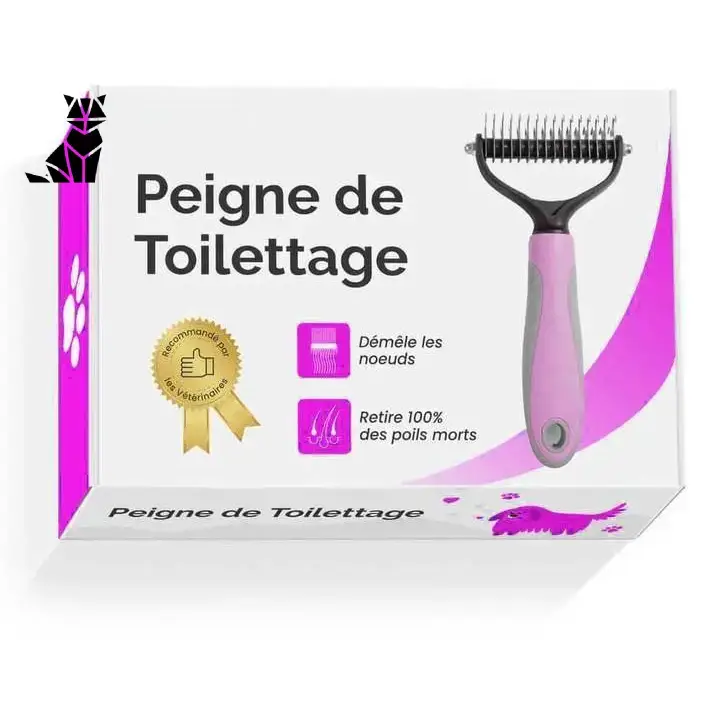 Peigne Toilettage Chien - Démêle le Sous-poil