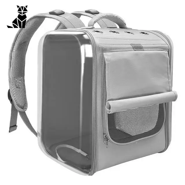 Sac Transport Animal Transparent à Dos Chat Chiot