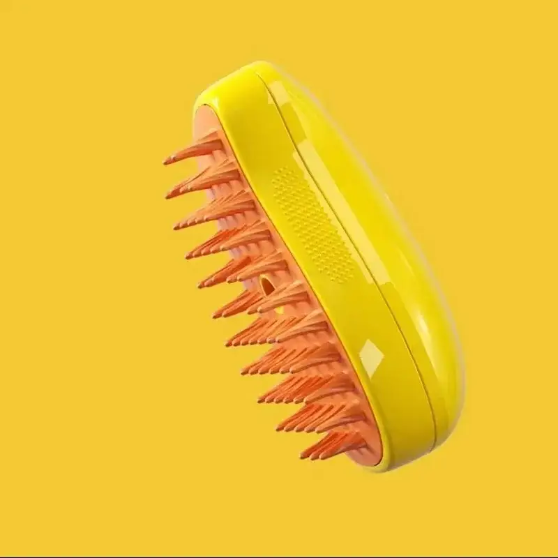 Brosse Chat Poil Long Démêlante - Spray d'Eau Intégré