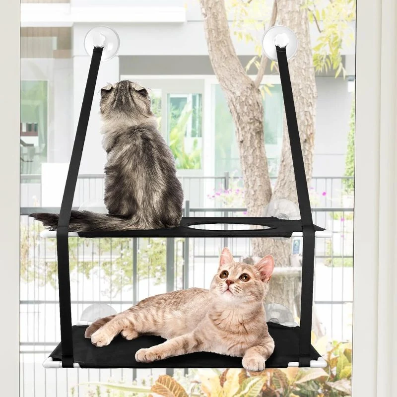Hamac pour chat fenêtre - Double