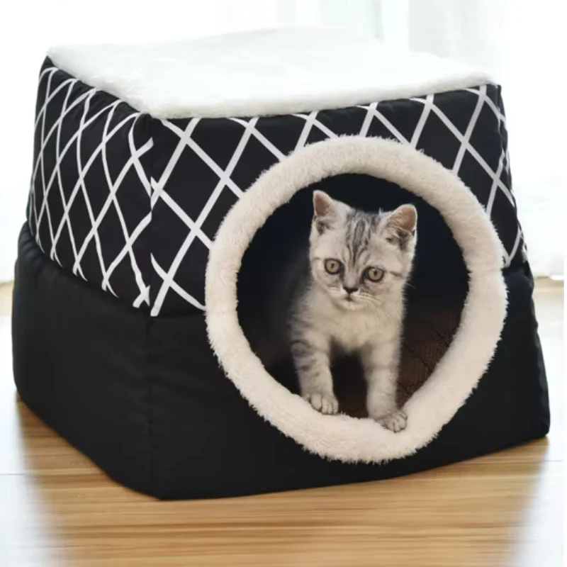 Niche pour chat - en forme de grotte