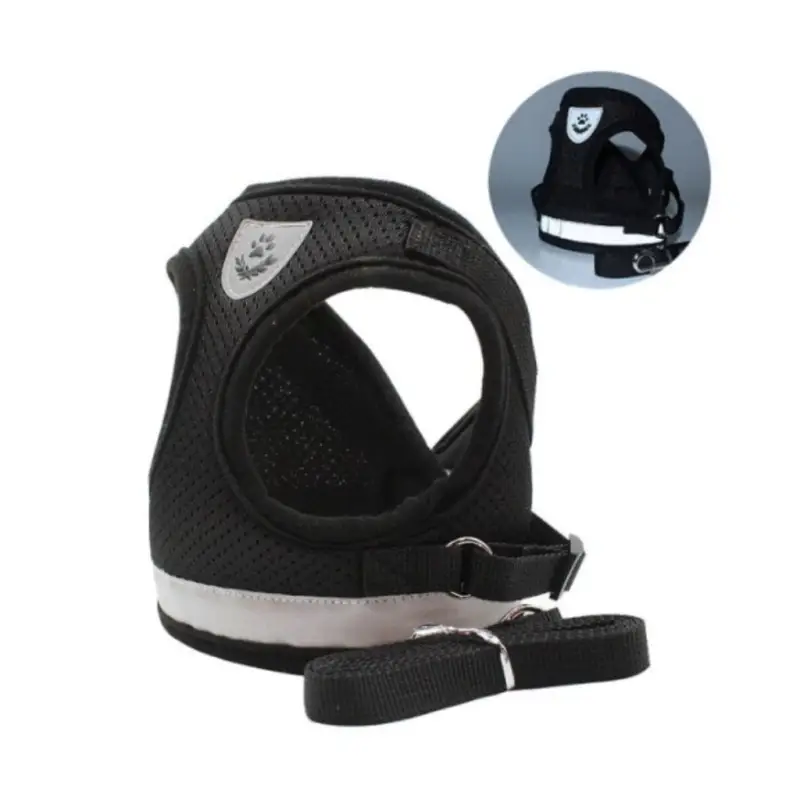 Harnais Chien Motif Pattes Confortable Ajustable