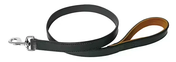 Martin Sellier - Laisse cuir Black & Tan