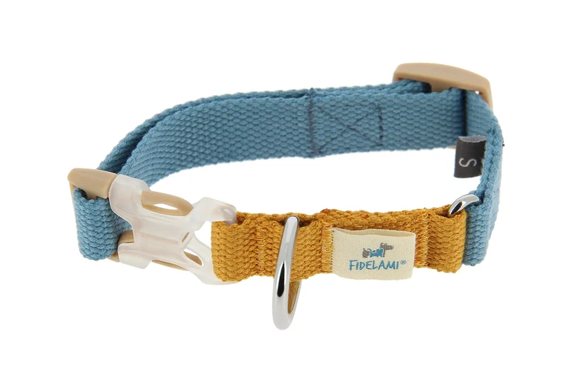 Collier bicolore coton