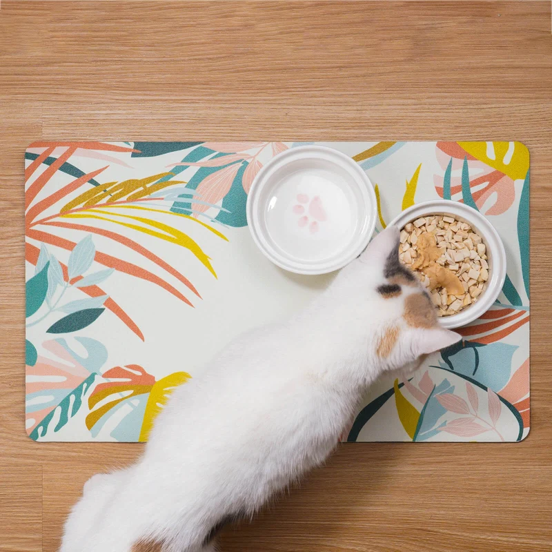 Dog Bowl Non-Slip Placemat for Feeder