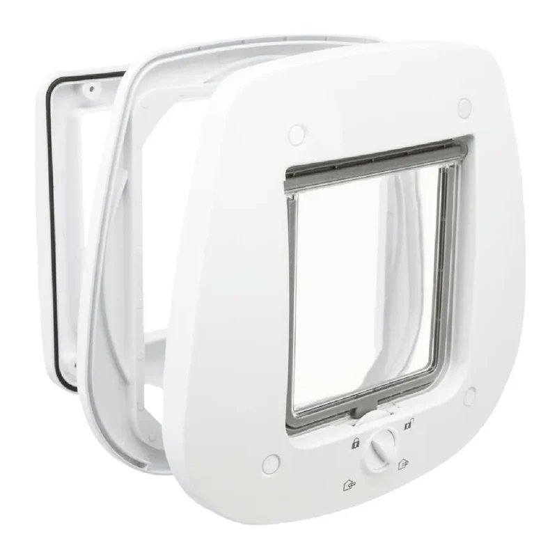 Chatière 4 positions pour porte vitrée