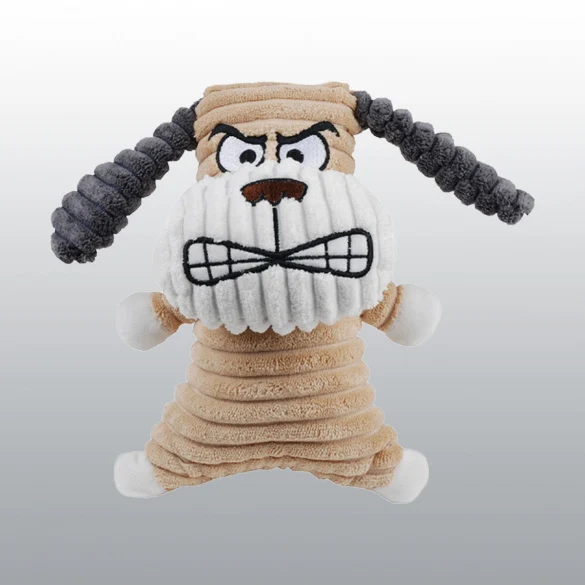 Peluche chien en colère