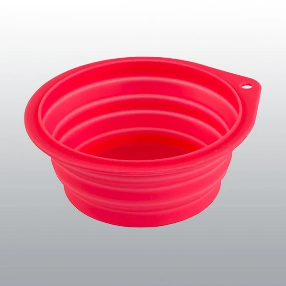 Gamelle de voyage pliable pour chien