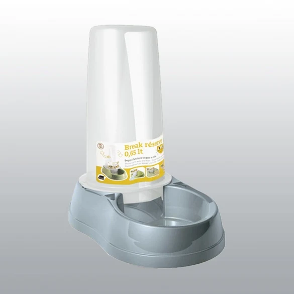 Distributeur d'eau et croquettes pour chat et chien