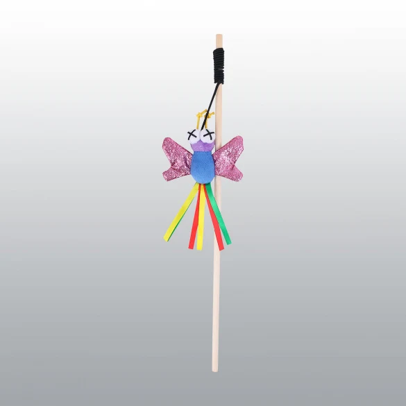 Canne à pêche Disco Papillon chat