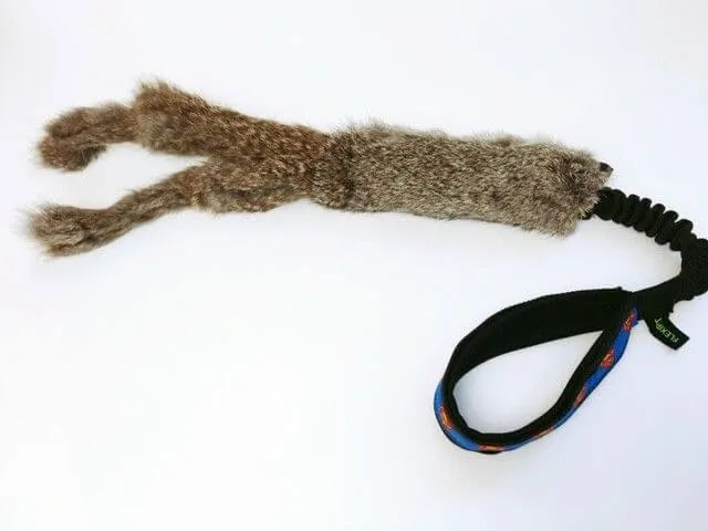 JOUET RABBIT AVEC DOUBLE FOURRURE
