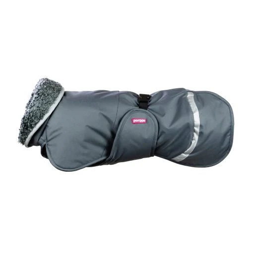 Pomppa Toppa Graphite manteau imperméable doublé pour chien