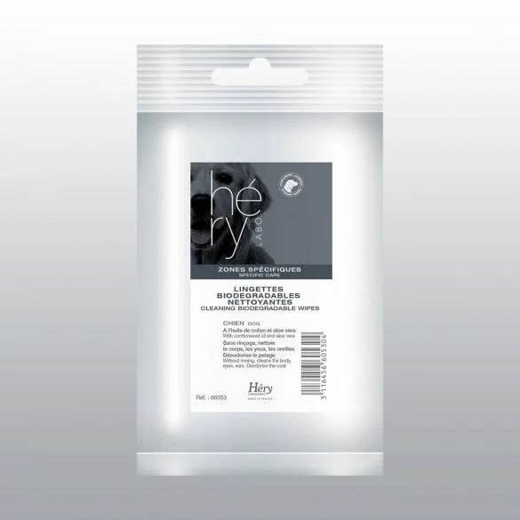 Lingettes nettoyantes chien