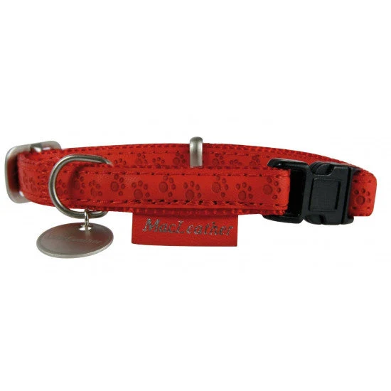 Collier rouge Mac Leather