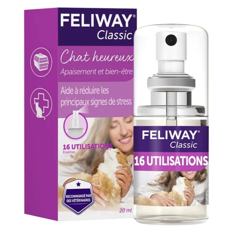 Feliway Classic Spray spécial transport pour chat