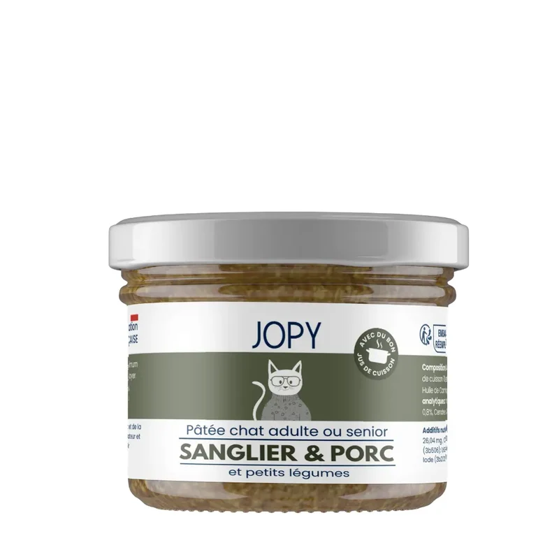 Pâtée Jopy Chat Sanglier Frais