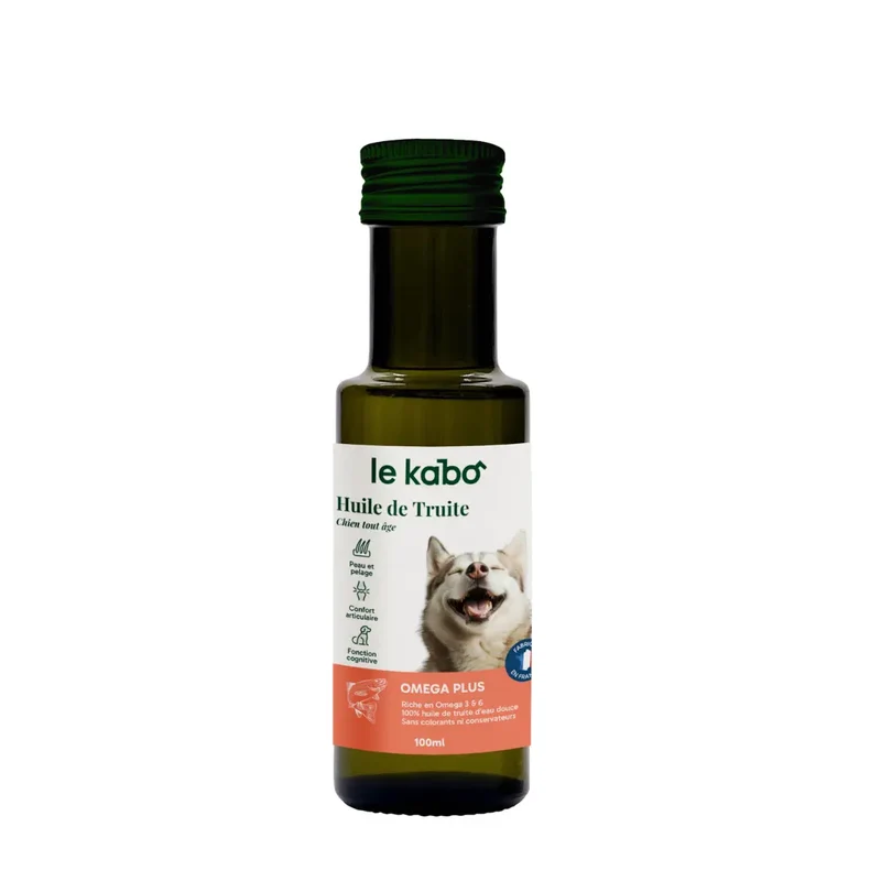 Huile de Truite Oméga Plus Le Kabo Chien