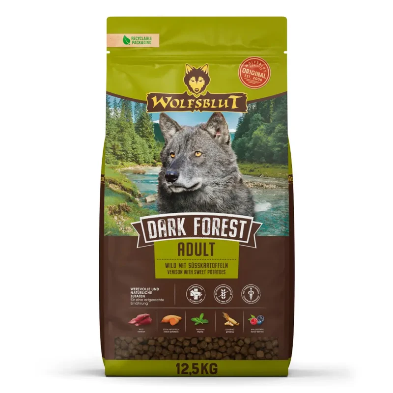 Croquettes chien Wolfsblut - Dark Forest Adult