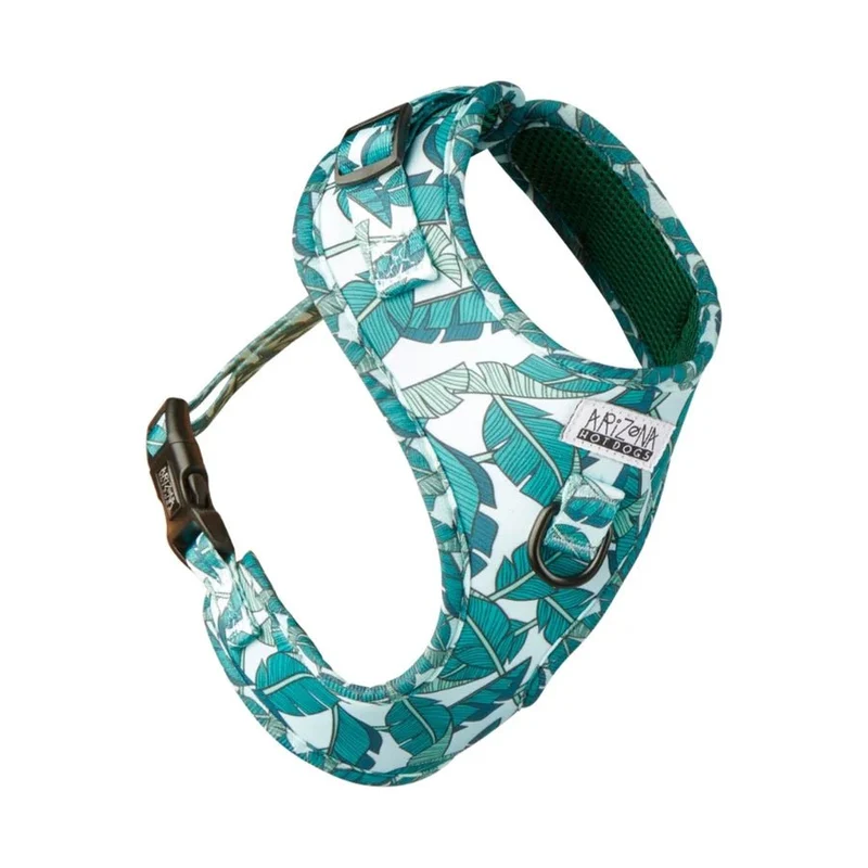 Harnais chien en H réglable Amazonia turquoise – esprit jungle