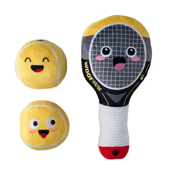 Ensemble de jouets en peluche pour chien Serving Aces – Fringe