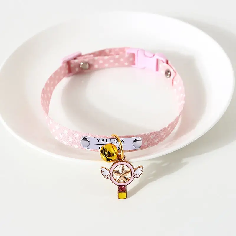 Collier Original Chat Personnalisé Nylon et Cuir