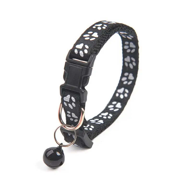 Collier Chat Nylon Ajustable Léger