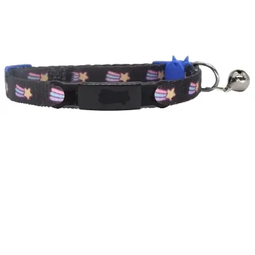 Collier Ajustable Nylon Personnalisable Chat Chien
