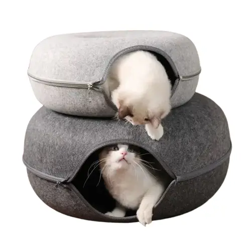 Maison pour Chat en Feutre Douillette