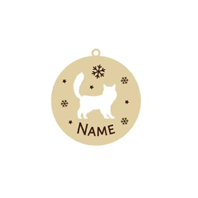 Pendentif Chat Personnalisé Gravé - Bijou Acier Inoxydable