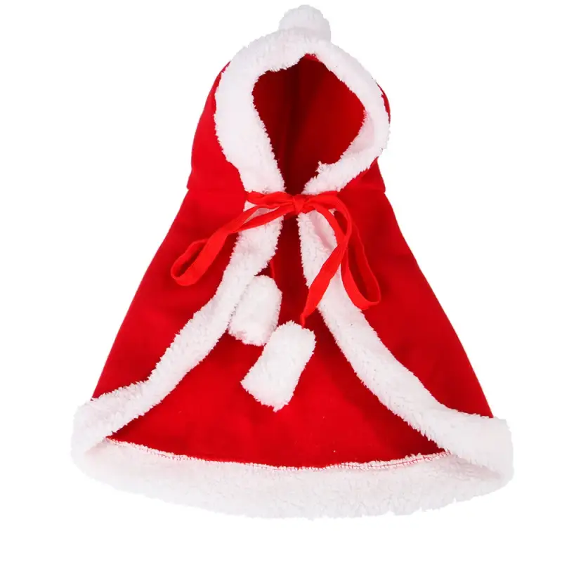 Cape de Noël pour Chat Ajustable Festive
