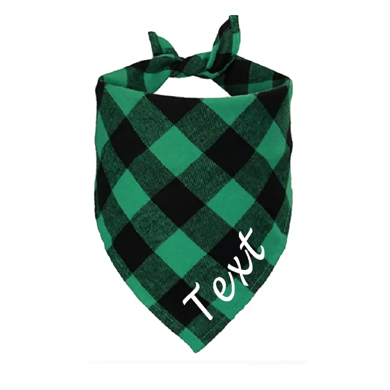 Bandana Personnalisé pour Chien - Prénom Brodé Coton