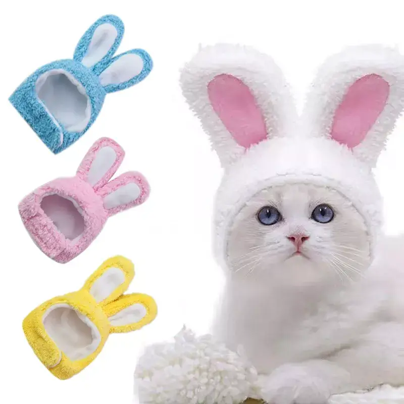 Bonnet Lapin pour Chat - Doux et Lavable
