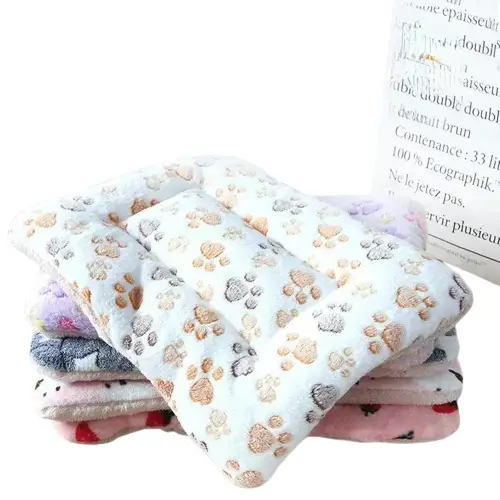 Tapis Peluche Chat - Couchage Doux et Lavable