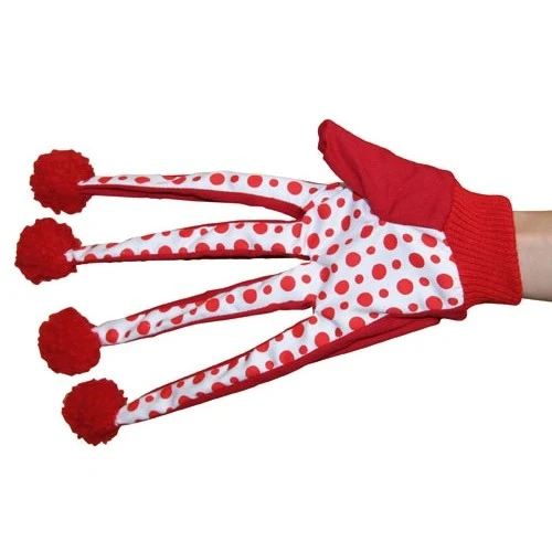 Gant de jeu avec pompons chat