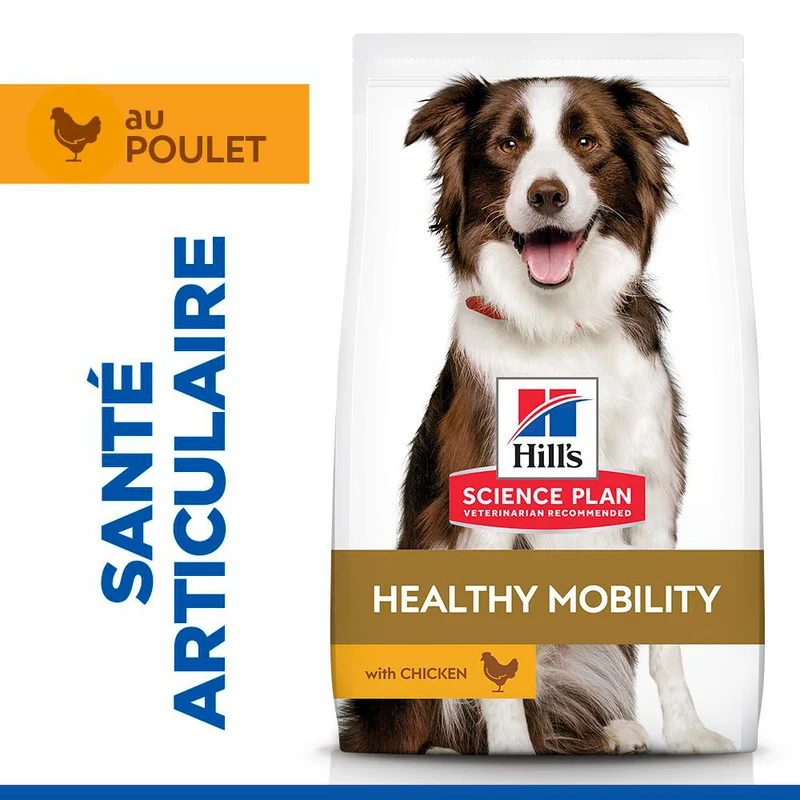 Hill's Science Plan Healthy Mobility Medium Adult au poulet - croquettes chien