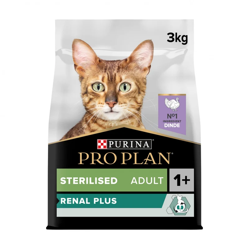 Pro Plan Renal Plus Sterilised Adult à la dinde - croquettes chat