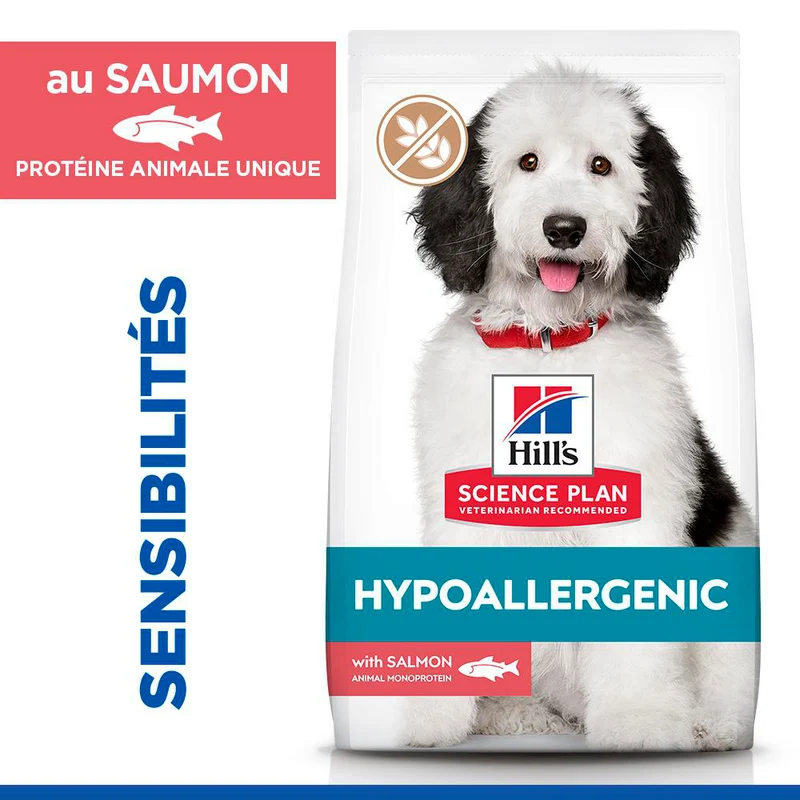 Hill's Science Plan Hypoallergenic Large Adult au saumon – croquettes chien