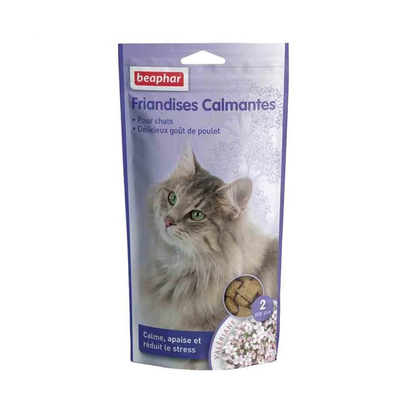 Friandises calmantes aux plantes chat