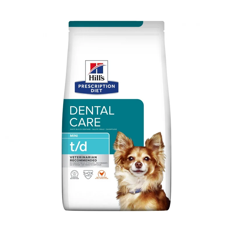 Hill's Prescription Diet t/d Dental Care Mini au poulet - croquettes chien