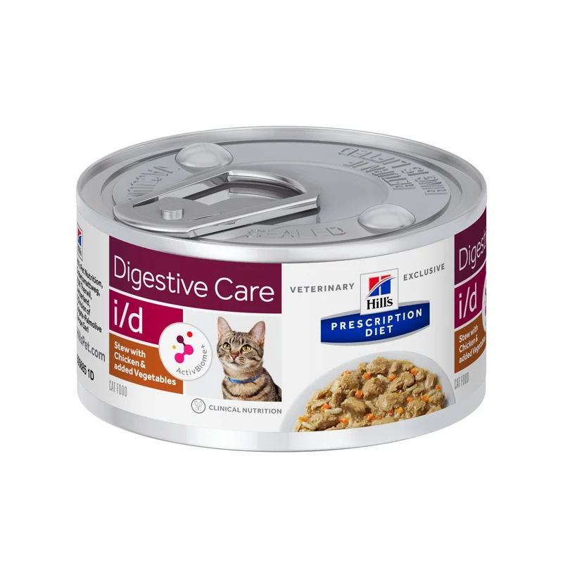 Hill's Prescription Diet i/d Digestive Care en mijotés au poulet - pâtée chat