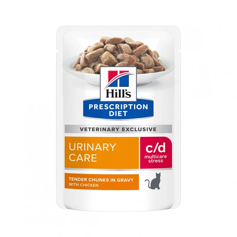 Hill's Prescription Diet c/d Urinary Care Multicare Stress en sachets - pâtée chat