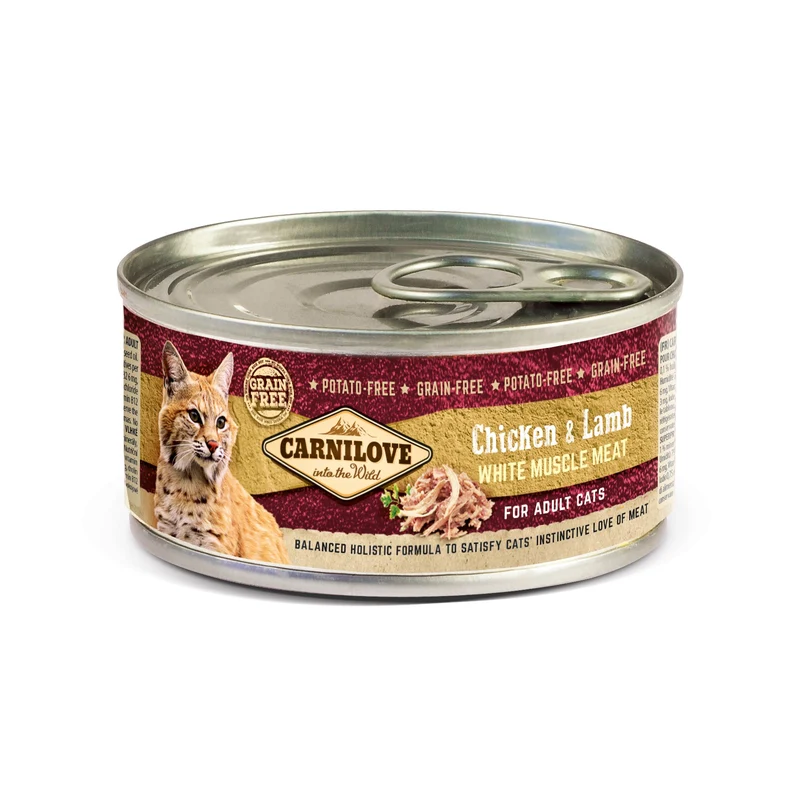 Carnilove Adult poulet & agneau en boîte - pâtée chat