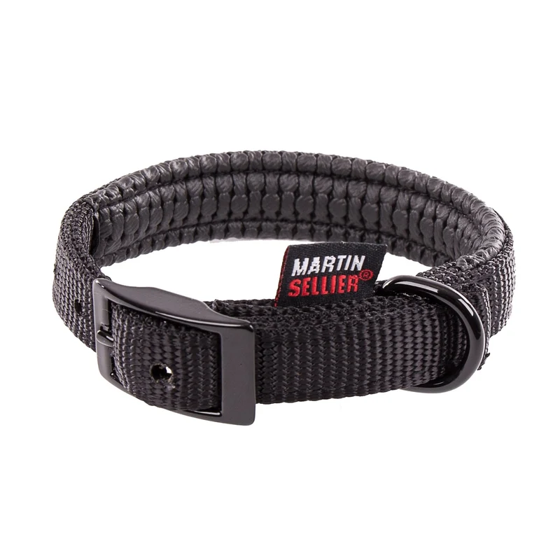 Collier Confort noir chien