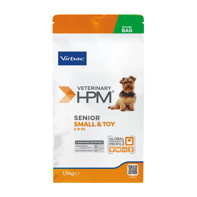 Virbac Veterinary HPM Physiologique Senior Small & Toy - croquettes chien
