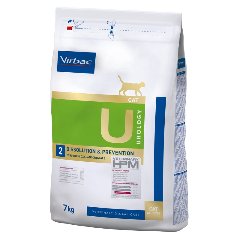 Virbac Veterinary HPM Diététique Urology Dissolution & Prevention - croquettes chat