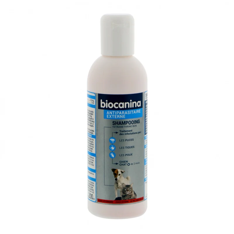 Shampooing tétraméthrine BCN chien, chat