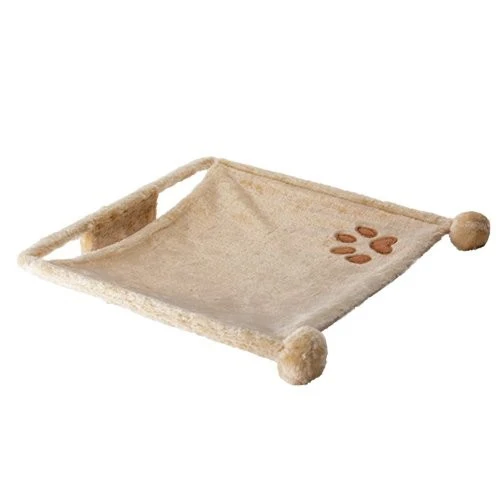 Hamac mural beige chat